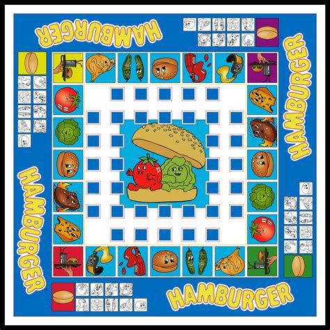 The Hamburger Game Digital Board Conversion Tabletop
