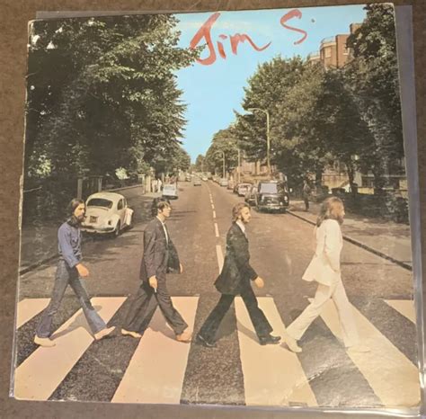 The Beatles Abbey Road Apple So 383 Stereo Vinyl Lp Record Vg 1495