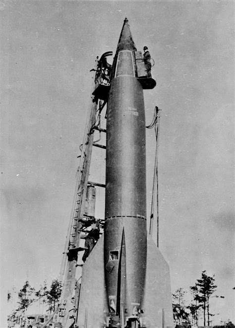 German V2 Rocket Being Prepped For Launch In 1945 The Photo Was Found