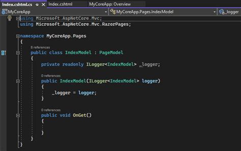 Tutorial Create A C Aspnet Core Web App In Visual Studio Visual