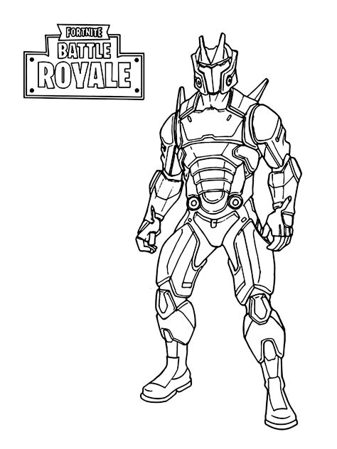 Fortnite Battle Royale Omega Coloring Pages For Boys Coloring