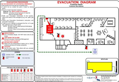 Emergency Evacuation Diagrams Qbm Compliance Reporting Specialists