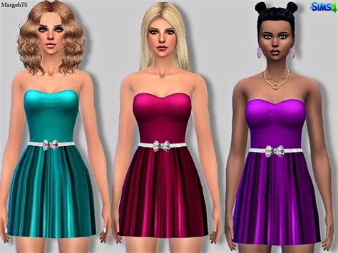 Zara Dress By Margie At Sims Addictions Sims 4 Updates