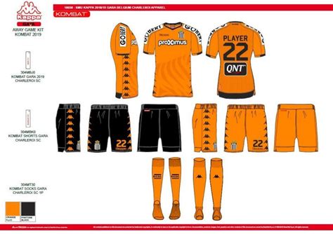 En 1933 la camiseta de always ready estaba conformada por una camiseta roja, con una franja vertical blanca y otra azul, pantalón blanco y medias grises. SC Charleroi: un second maillot orange à découvrir en détail