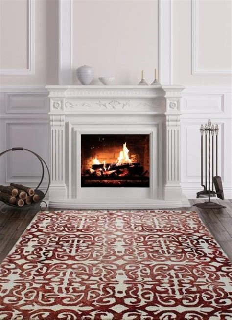 fresco red rugs in 160x230cm cool rugs red rugs rugs