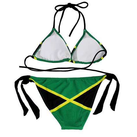 Jamaica Flag S Xxl Summer Swimsuit Sexy Push Up Swimwear Women Bikini