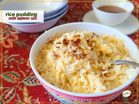 Easy Rice Pudding Using Leftover Rice