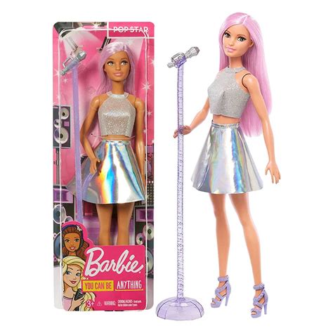New 2019 Original Barbie Doll Careers Pop Star Singer Toys For Girls