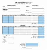 Timesheet Schedule Photos