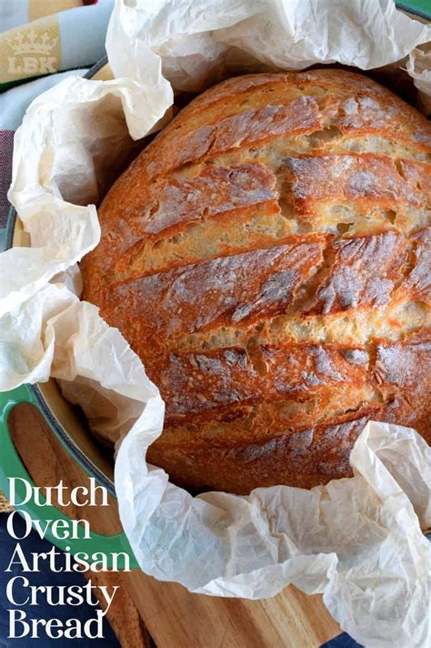 Working quickly, lightly dump your dough onto a floured counter. Dutch Oven Artisan Crusty Bread in 2020 | Crusty bread ...