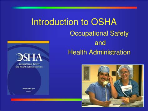 Ppt Introduction To Osha Powerpoint Presentation Free Download Id