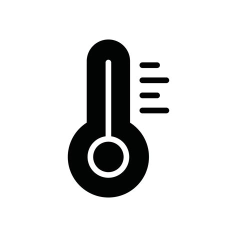 Temperature Glyph Icon 4251776 Vector Art At Vecteezy