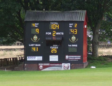 Bespoke Digital Electronic Cricket Scoreboard