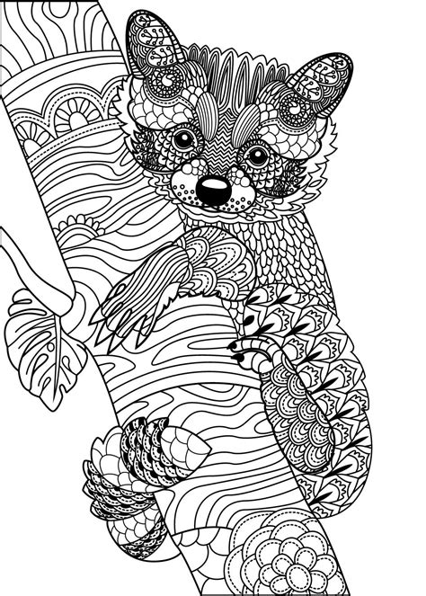 Free download wild animals coloring page (3263), added on: Pin on Animals Adult Colouring ~ Zentangles