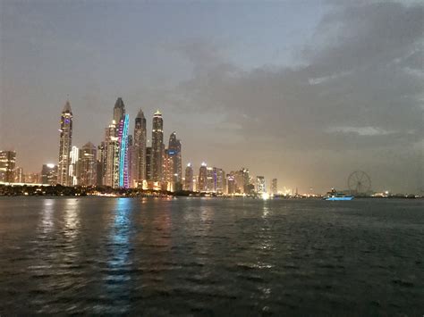 Dubai Marina Skyline From The Ocean Travel Photography Skyline Travel