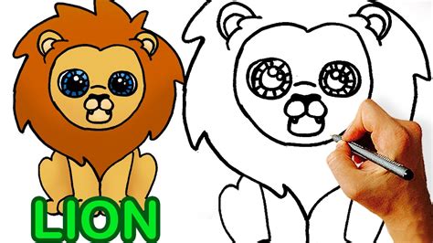Please enter your email address receive free weekly tutorial in your email. Very Easy! How to Draw Cute Cartoon Lion Art for Kids ...