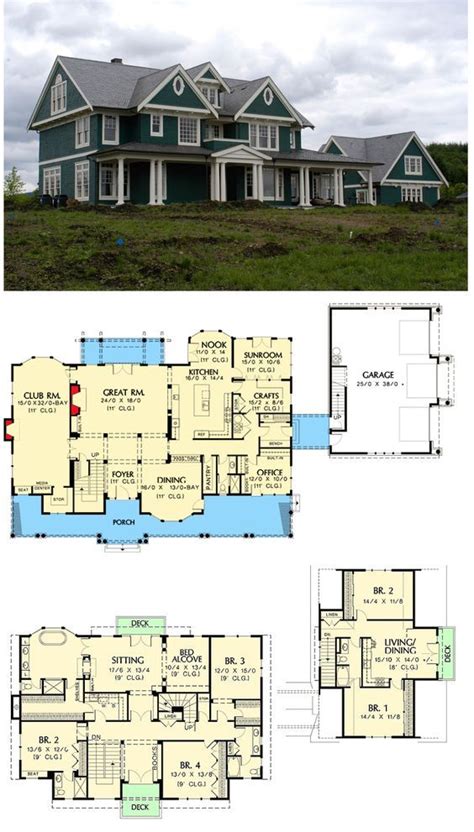 Our house plans are designed to fit your family's needs. Plan 69078AM: Farmhouse With Lots of Amenities | Dream ...