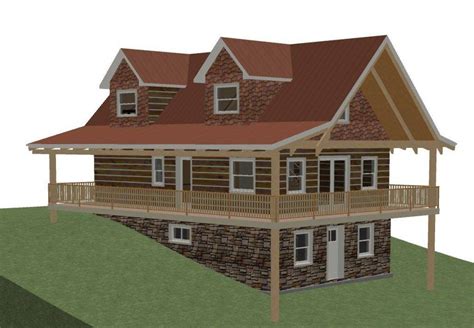 Hillside House Plans Walkout Basement New Plan Home Plans