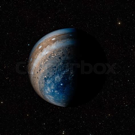 Planet Jupiter In Outer Space Stock Image Colourbox