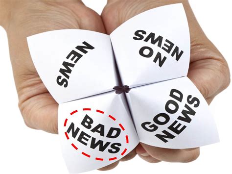 what are the options for delivering bad news