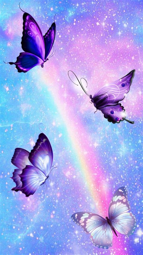 Find rainbow butterfly pictures and rainbow butterfly photos on desktop nexus. Rainbow Butterfly Wallpaper by Mochi-and-2P-Rose on DeviantArt