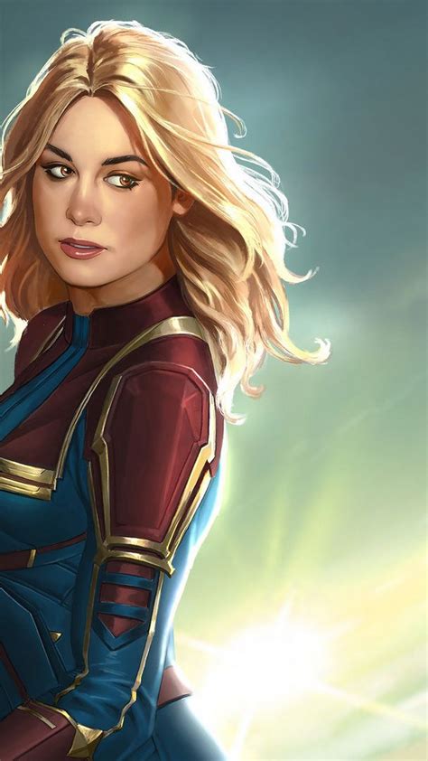 Captain Marvel Animated Iphone 8 Wallpaper 2022 Movie Poster Wallpaper Hd