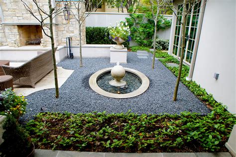 French Courtyard Gardens Katy Texas Traditional Landscape