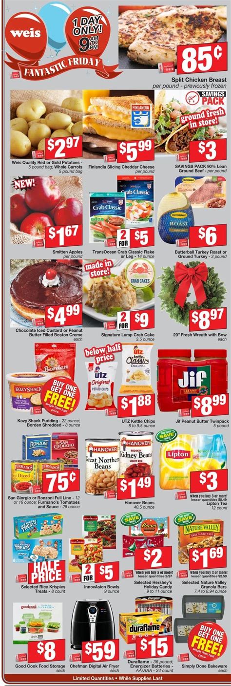 Weis Markets Fantastic Friday Flyer August 19 August 21 2022 3 Day