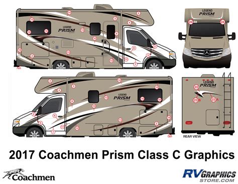 Shop By Manufacturer Coachmen Prism 2017 2018 Prism Class C Motorhome