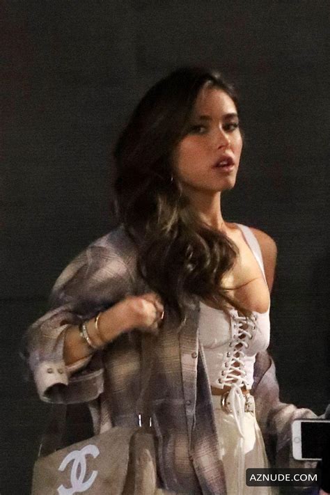 Madison Beer Suffers A Wardrobe Malfunction As She Leaves Nobu