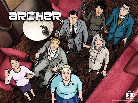 Archer Animation Series Cartoon Action Adventure Comedy Spy