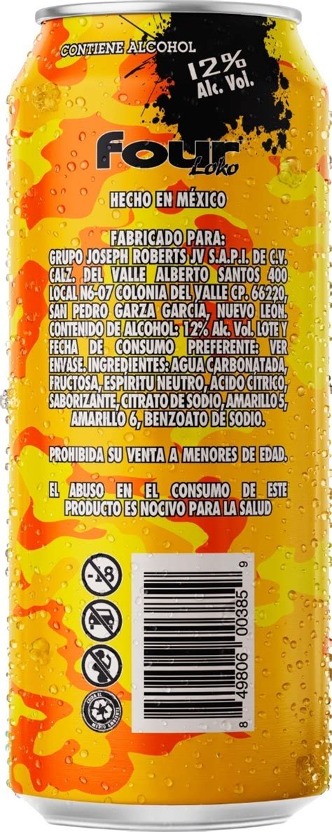 Bebida Alcohólica Preparada Four Loko Mango 6 Piezas Mercadolibre