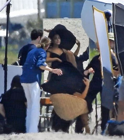 Ariana Grande On The Set Of A Photoshoot At A Beach In Boca Raton 0604