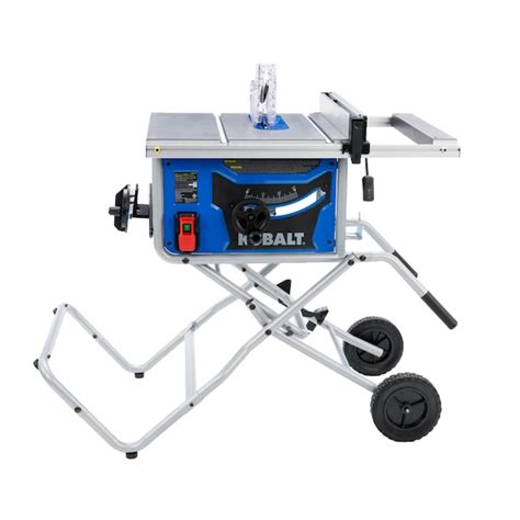 Kobalt 10 In Carbide Tipped Blade 15 Amp Portable Table Saw In The