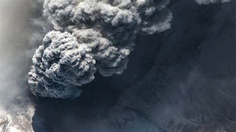 Volcano Eruption In Russia Causes Flight Cancellations In Northwestern