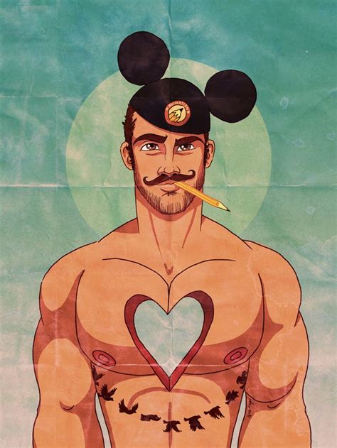 Mickey Mouse And Other Disney Classics Transformed Into Sexy Gay Men Cartoons Anime Anime