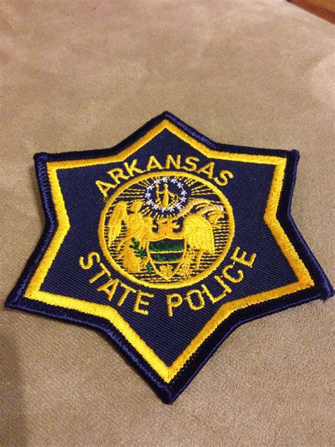 Arkansas State Police Police Police Patches State Police