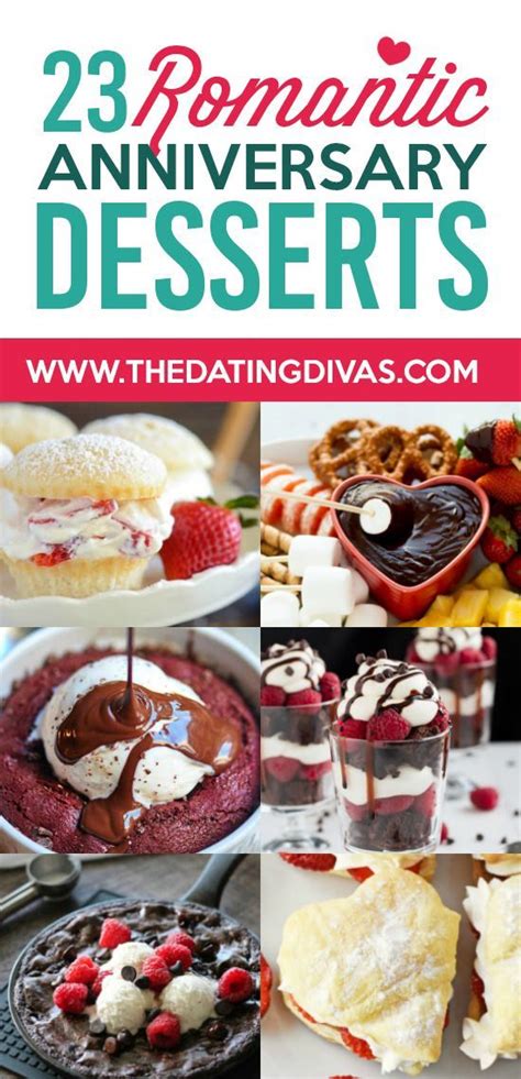 Romantic Dinner Ideas For Anniversary The Dating Divas In 2020 Anniversary Dessert