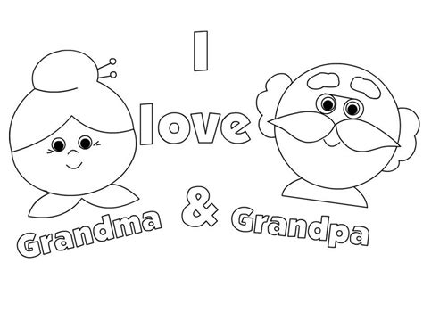 Grandparents Day Coloring Page Coloring Page For Kids Coloring Home