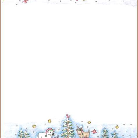 Free Printable Christmas Letterhead Paper