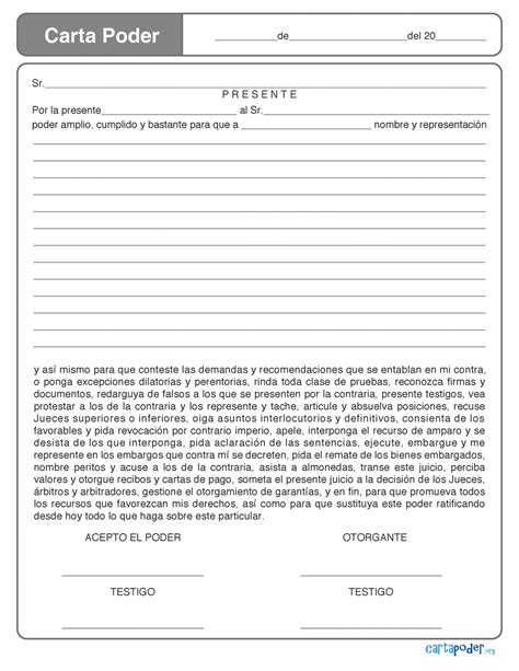 Carta Poder Simple Mexico Word Fill Online Printable Fillable Blank HOT SEXY GIRL