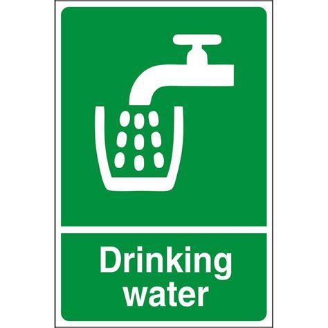 Drinking Water Safe Condition Signs Dangerous Goods Safety Signs