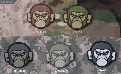 Mil Spec Monkey Logo Patch Pvc Tactical Kit
