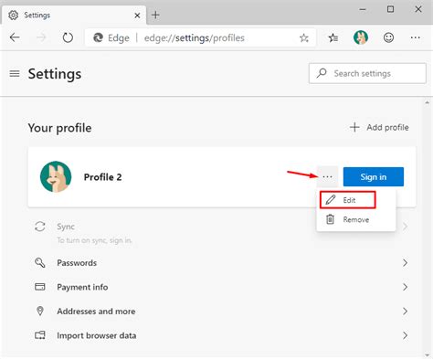 How To Change Profile Image On Microsoft Chromium Edge Howtoedge