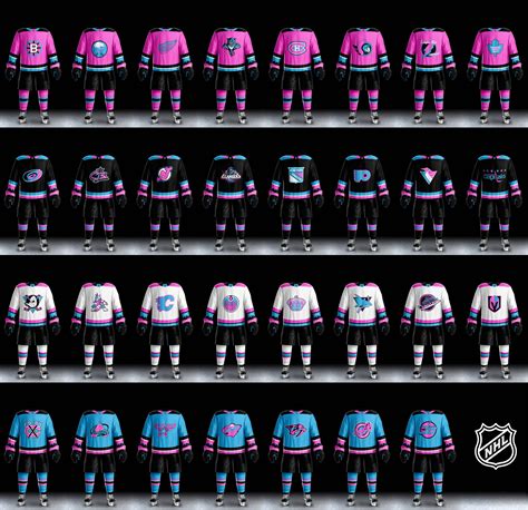 Et thursday, giving fans an opportunity to vote for the best players in the sport. OC 2021 All-Star Game Jerseys: "Miami Vice" Edition : hockey