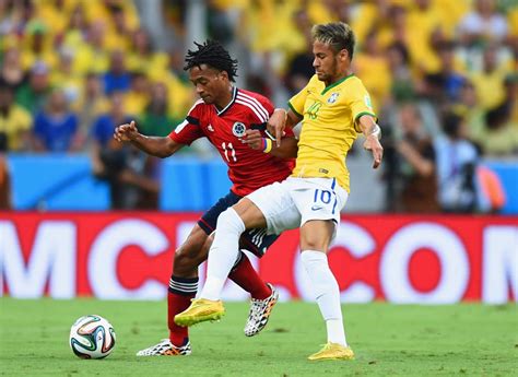 Les deux équipes ont marqué lors de 3 des 4. Brésil - Colombie en images (With images) | Neymar, Neymar ...