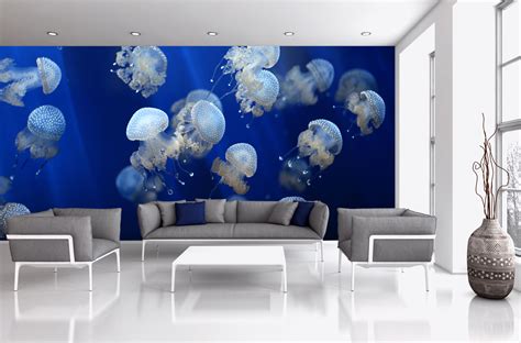 Exotic Underwater Wall Mural Ideas For Your Living Rooms