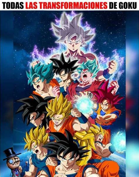 Memes Todas Las Transformaciones De Goku