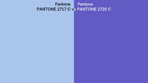 Pantone 2717 C Vs Pantone 2725 C Side By Side Comparison