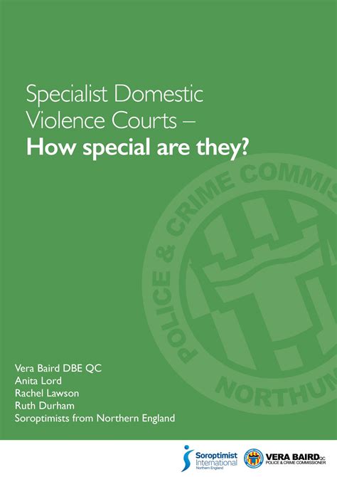 Specialist Domestic Violence Courts How Special Are They News